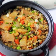 臘肉煲仔飯的做法-家常味燜菜譜