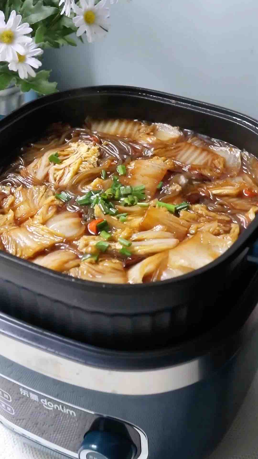 白菜豬肉燉粉條的做法-家常味煮菜譜