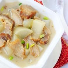 電飯煲蘿卜燉臘肉的做法-家常味燉菜譜