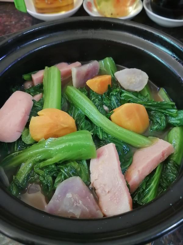 家鄉的味道~~午餐肉番薯芥菜煲的做法-家常味煮菜譜-易網健康養生網 家鄉的味道~~午餐肉番薯芥菜煲的做法-家常味煮菜譜