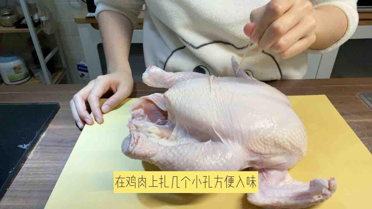 用最嫩的童子雞 烤最想的脆皮烤雞的做法-咸鮮味烤菜譜