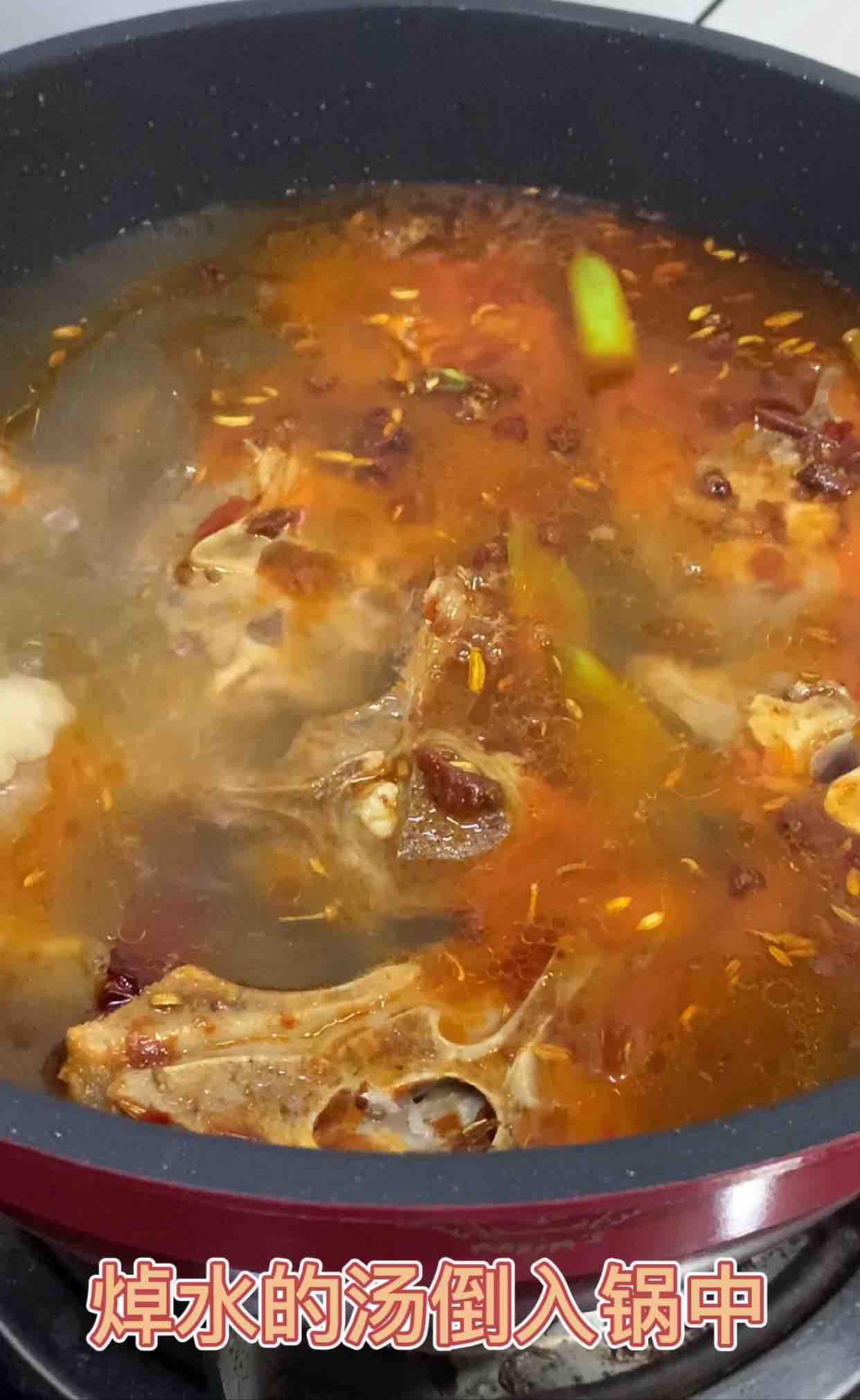 香辣羊蝎子，簡直太費米飯了的做法-香辣味燒菜譜