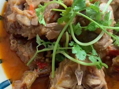 香辣羊蝎子，簡直太費米飯了的做法-香辣味燒菜譜