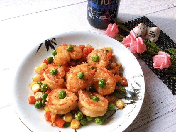 雜粒炒蝦仁,多彩又可愛的做法-咸鮮味炒菜譜-易網健康養生網 雜粒炒蝦仁,多彩又可愛的做法-咸鮮味炒菜譜