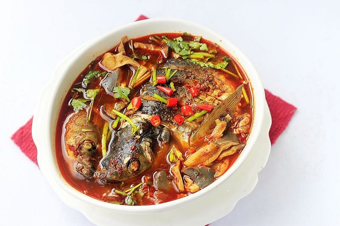 電飯煲燉魚頭的做法-麻辣味燉菜譜