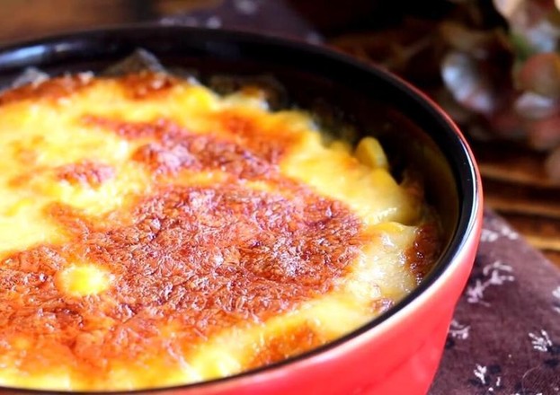 蛋黃芝士焗玉米的做法-奶香味烘焙菜譜