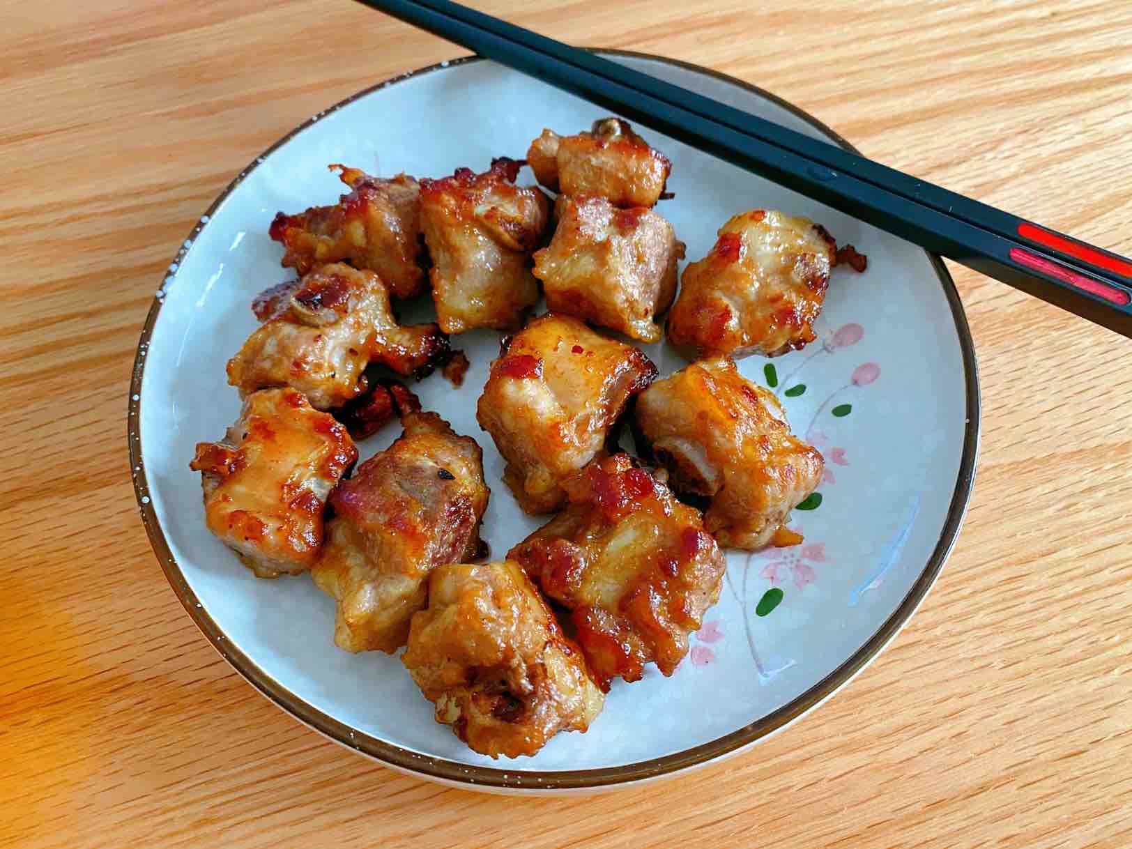 蒜香骨（少油版）的做法-咸鮮味煎菜譜