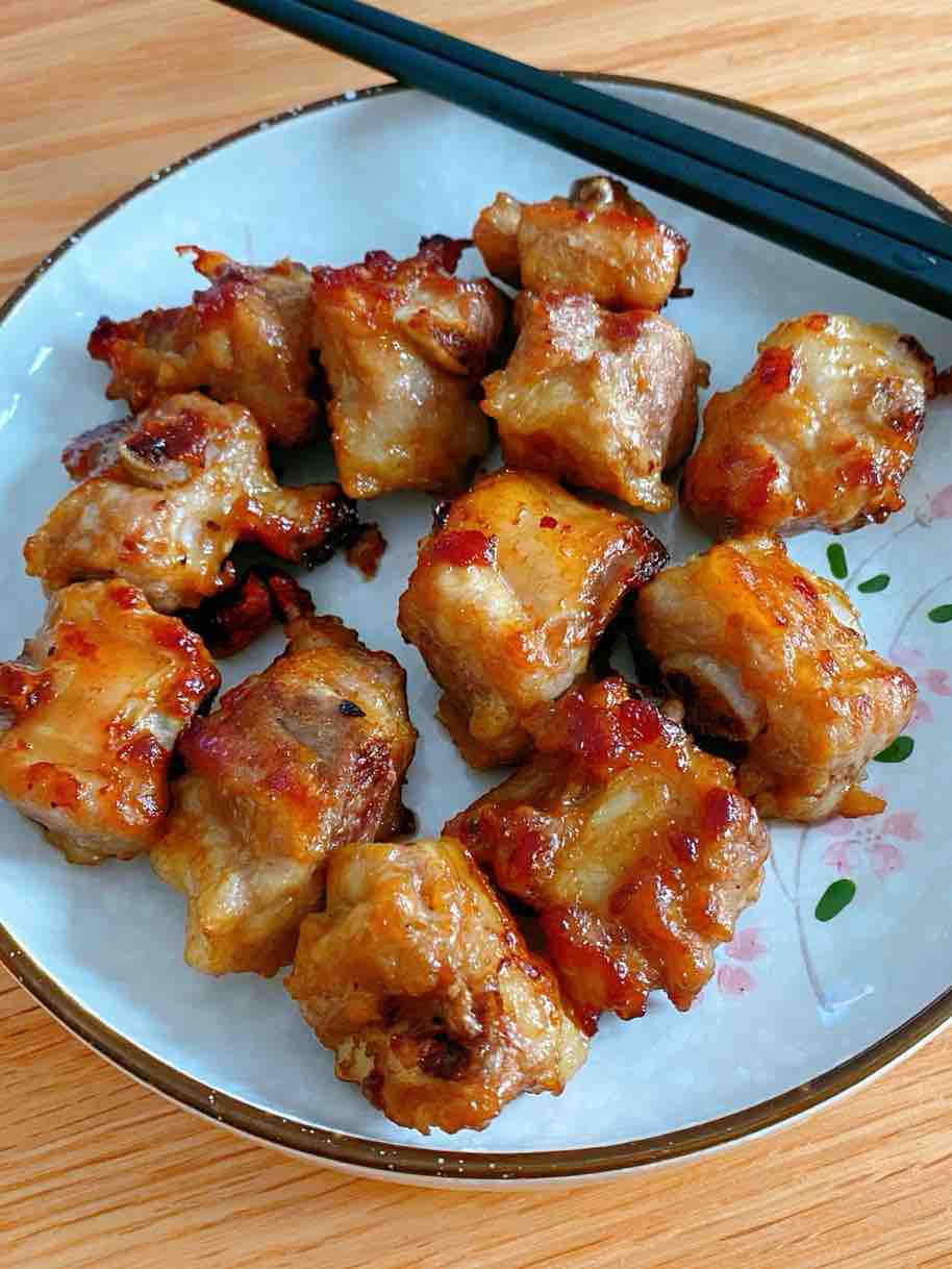 蒜香骨（少油版）的做法-咸鮮味煎菜譜