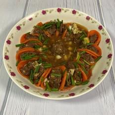 #年味食足#花開富貴之胡蘿卜蒸牛肉的做法-家常味蒸菜譜