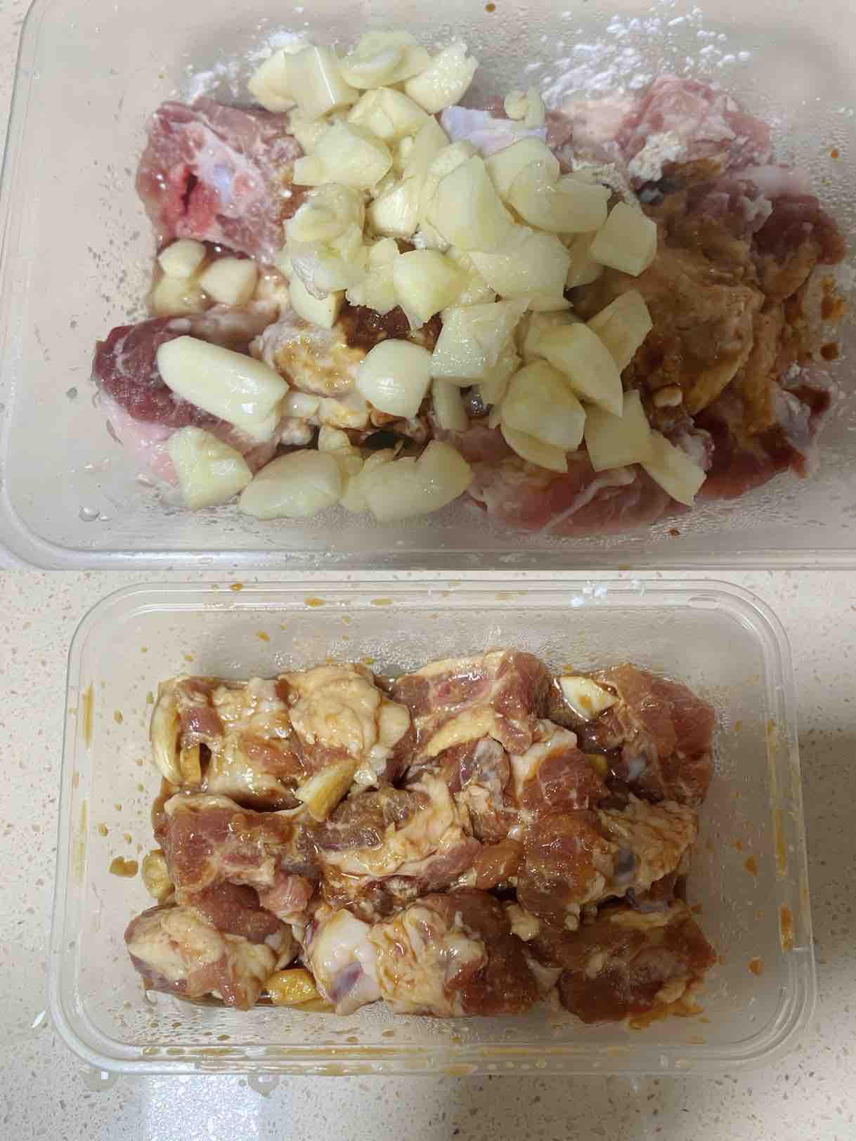 蒜香骨（少油版）的做法-咸鮮味煎菜譜