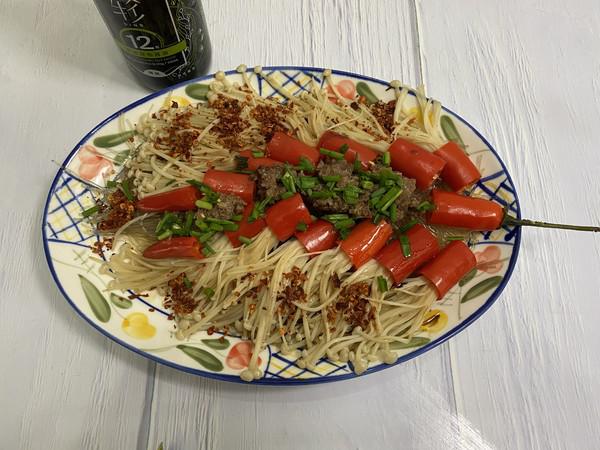 #年味食足#鞭炮牛肉金針菇的做法-香辣味蒸菜譜-易網健康養生網 #年味食足#鞭炮牛肉金針菇的做法-香辣味蒸菜譜