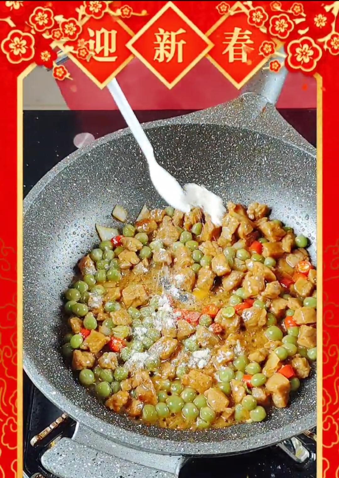 豌豆牛肉的做法-家常味炒菜譜