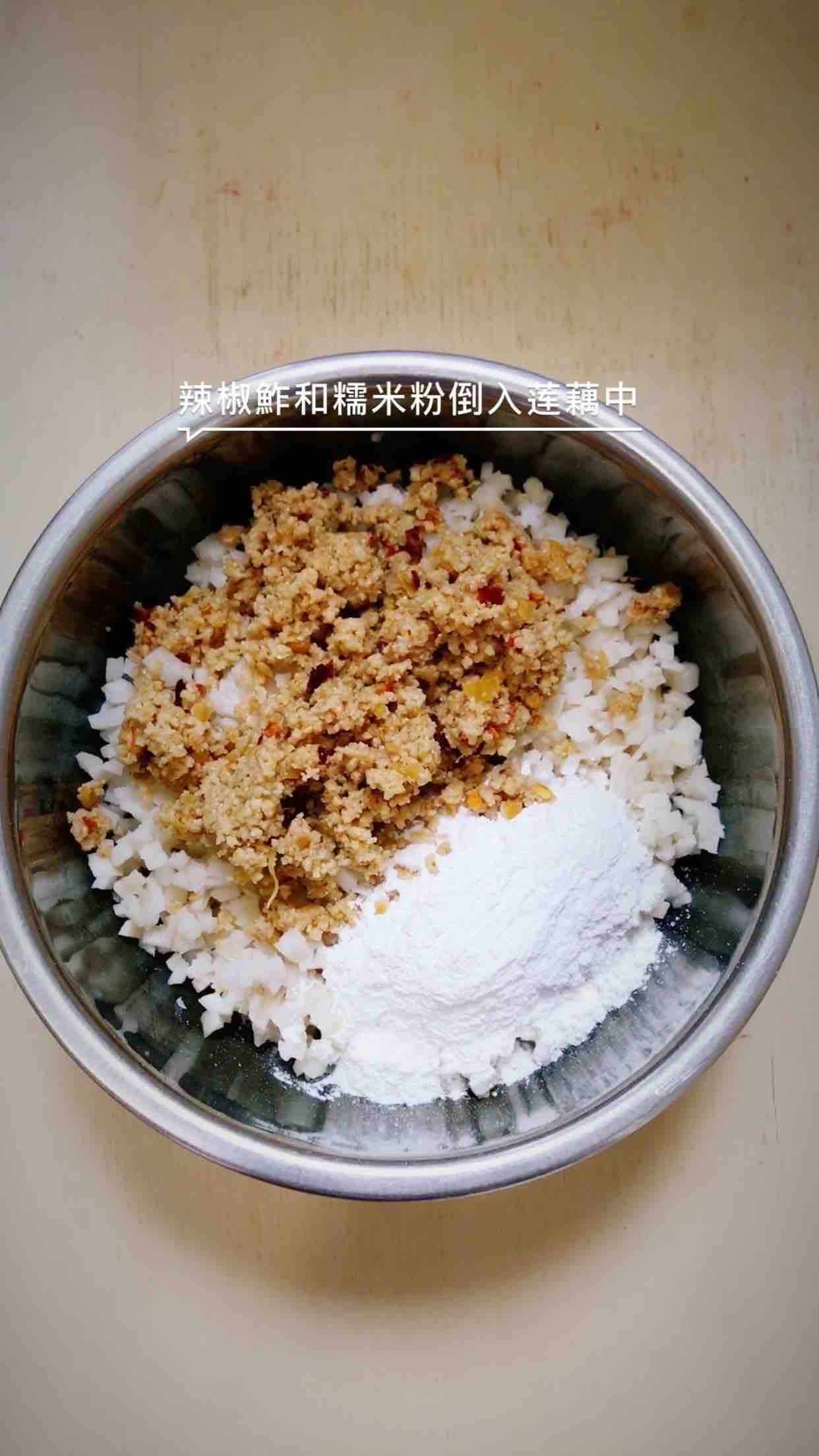 糯鮓藕餅的做法-香辣味煎菜譜-易網健康養生網 糯鮓藕餅的做法-香辣味煎菜譜