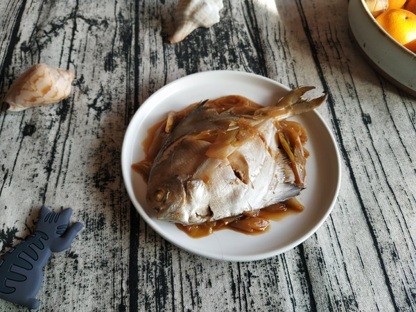 不用煎烤炸也可以做出美味的鯧魚的做法-家常味燒菜譜