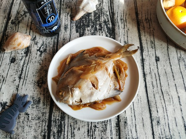 不用煎烤炸也可以做出美味的鯧魚的做法-家常味燒菜譜