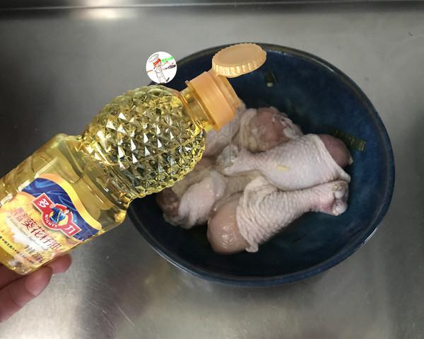 鹽焗雞腿 #電飯煲版#的做法-咸鮮味焗菜譜