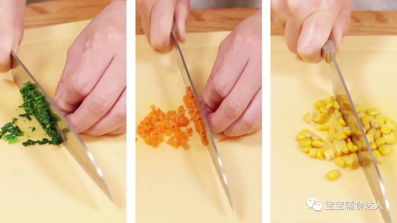 彩蔬蝦球【寶寶輔食】的做法-家常味煮菜譜