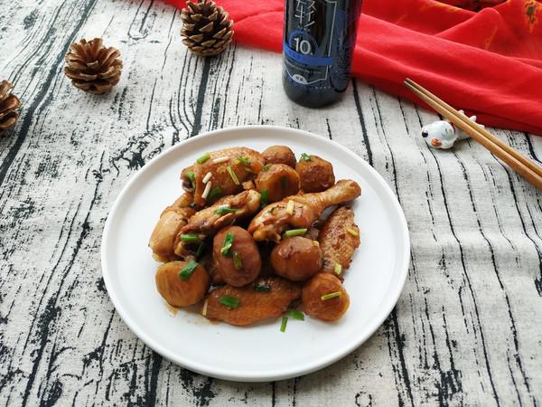 不用濃油赤醬也可以很下飯紅燒栗子雞的做法-家常味燉菜譜