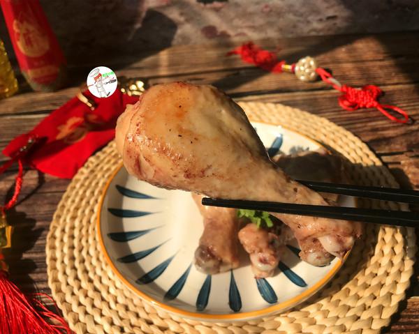 鹽焗雞腿 #電飯煲版#的做法-咸鮮味焗菜譜