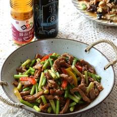 蒜苔炒肉絲的做法-咸鮮味炒菜譜