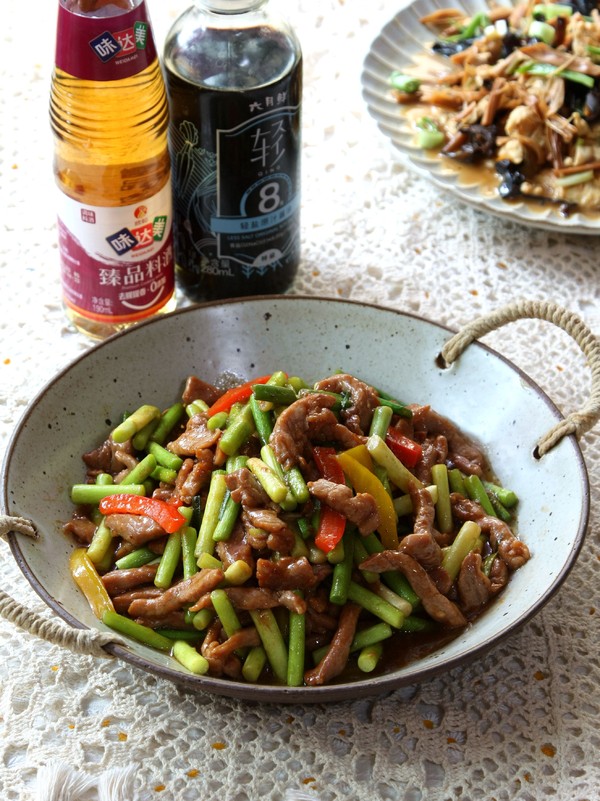 蒜苔炒肉絲的做法-咸鮮味炒菜譜