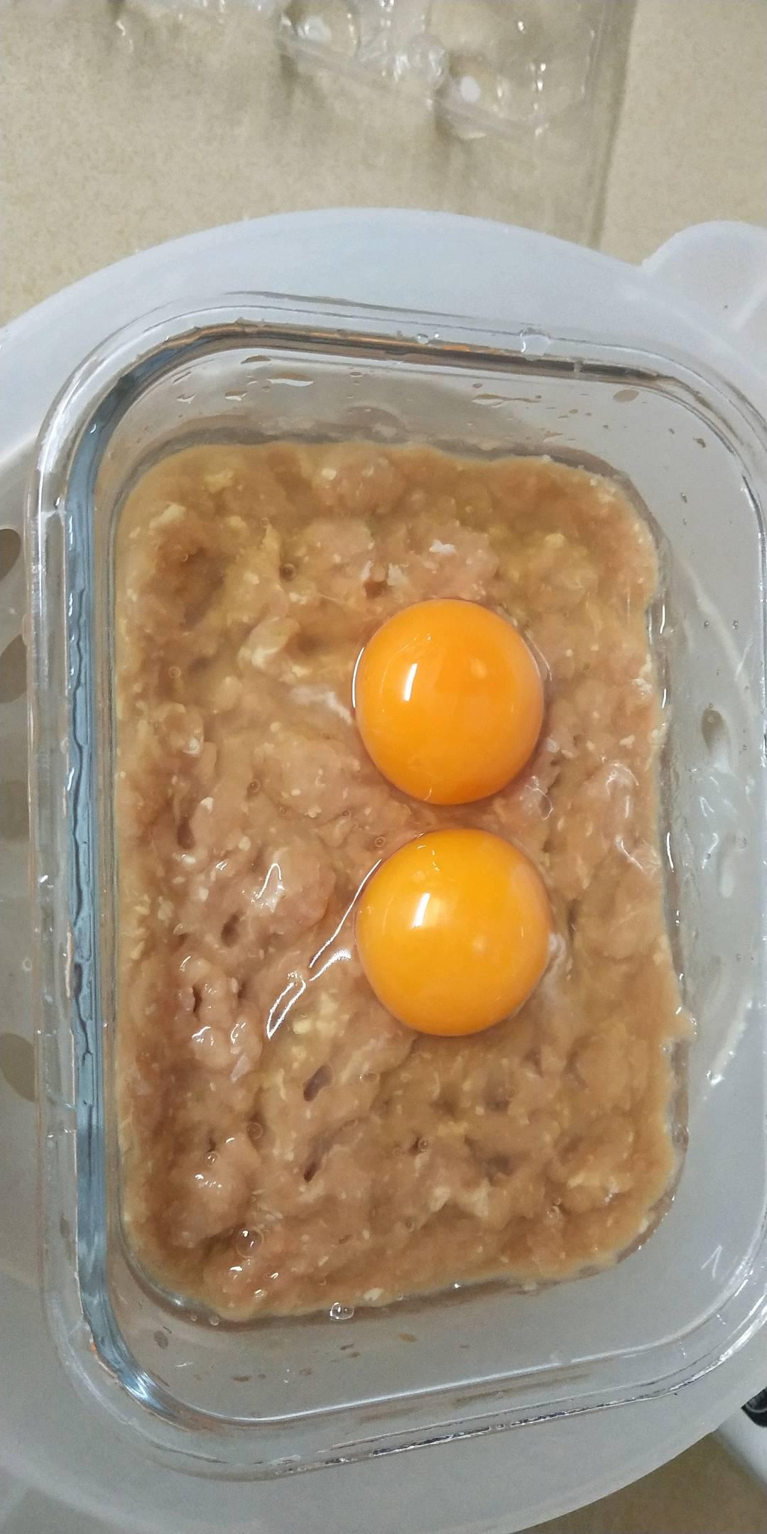 肉餅蒸蛋的做法-咸鮮味蒸菜譜