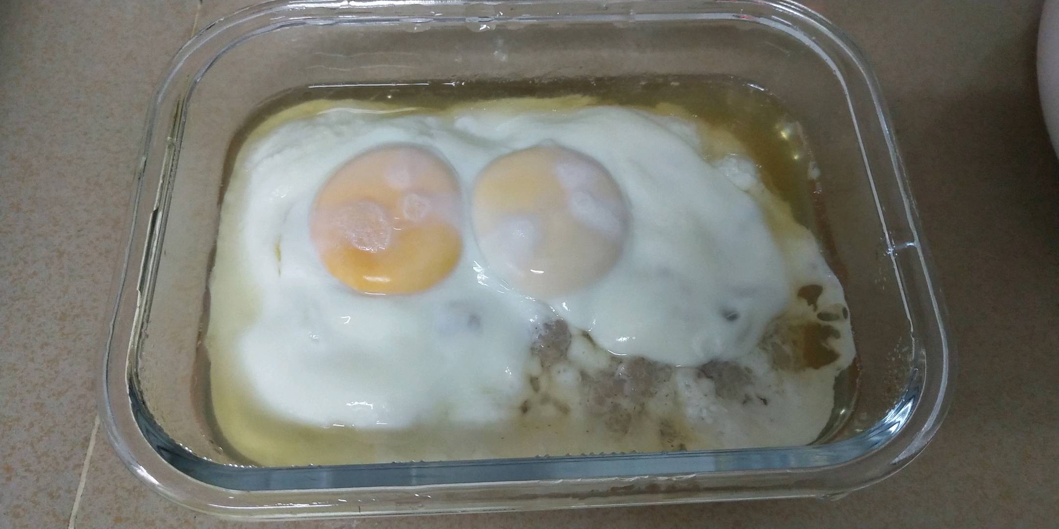 肉餅蒸蛋的做法-咸鮮味蒸菜譜