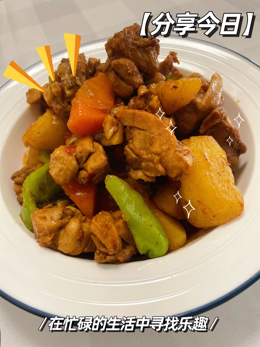 紅燜雞塊的做法-咸鮮味燜菜譜