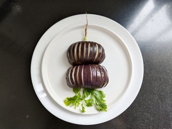 茄子夾杏鮑菇的做法-家常味蒸菜譜