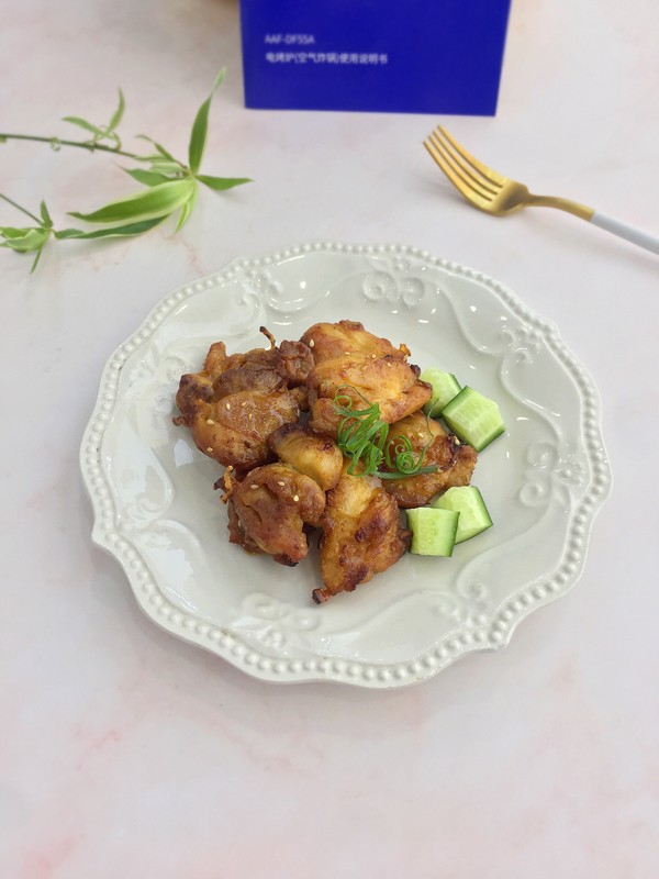 空氣炸鍋版烤雞腿的做法-家常味烤菜譜