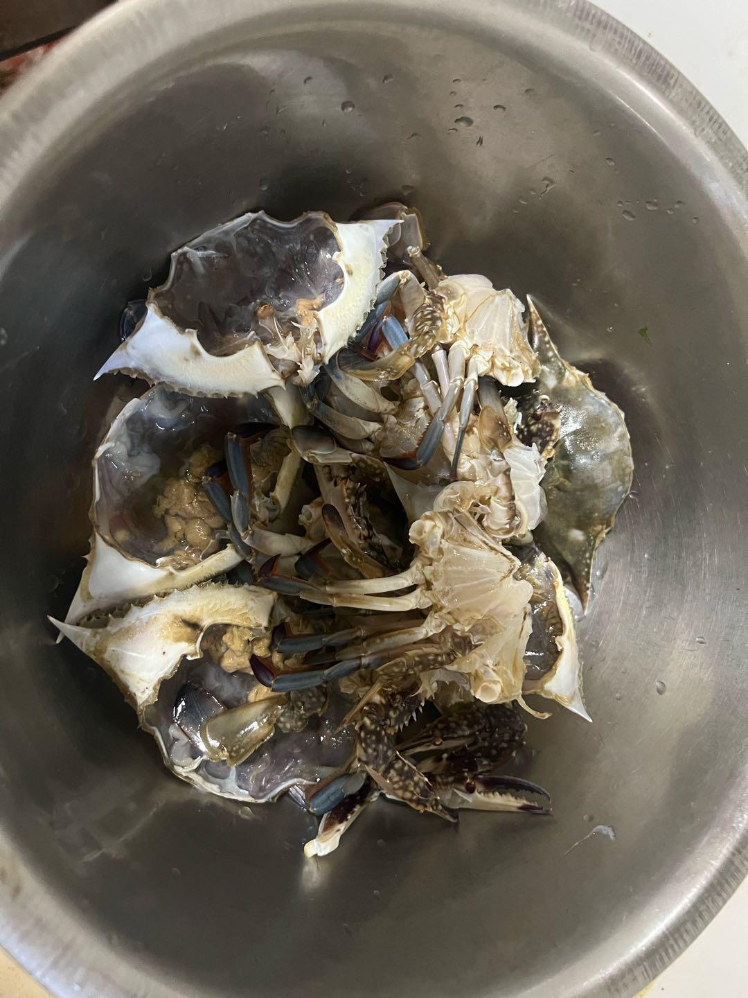 梭子蟹炒年糕的做法-咸鮮味燒菜譜